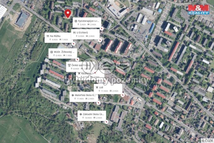 Pronájem, Byt 2+1, Ústí nad Labem