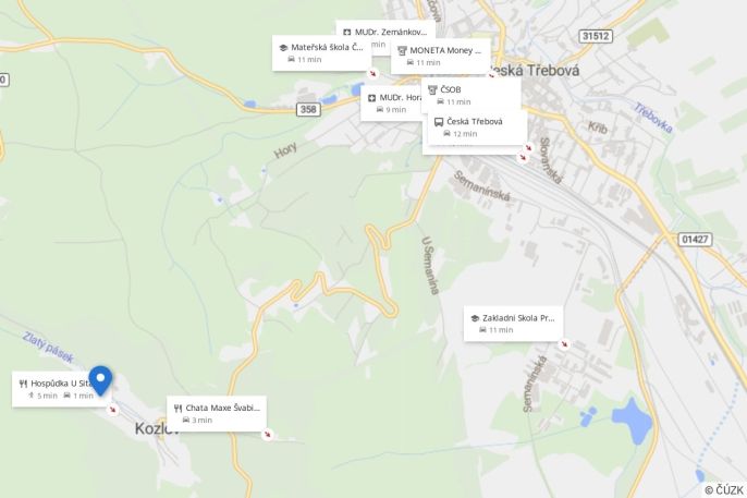 Prodej, Pozemek k bydlení, Česká Třebová