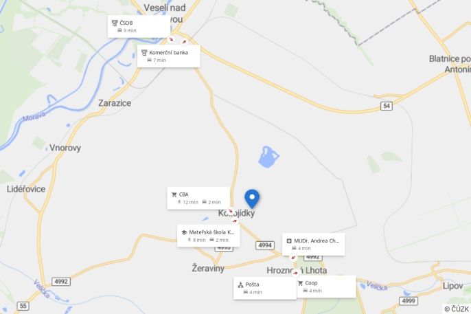 Prodej, Pozemek k bydlení, Kozojídky