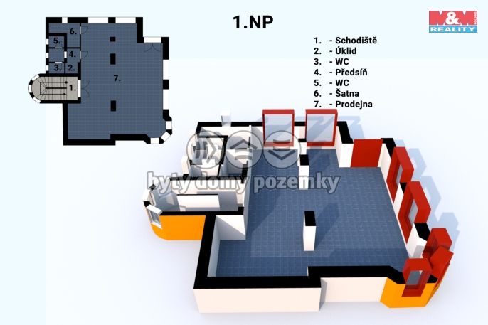 Prodej, Obchodní objekt, Uherské Hradiště