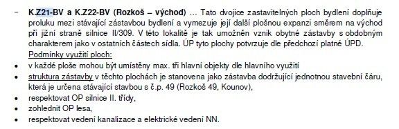 Prodej, Pozemek k bydlení, Kounov