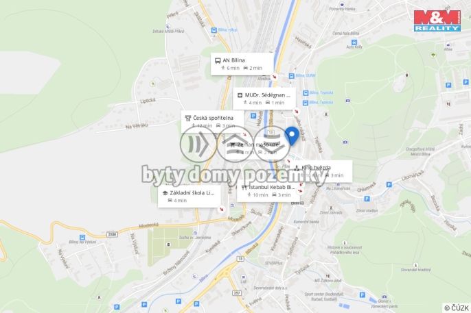 Prodej, Byt 2+1, Bílina