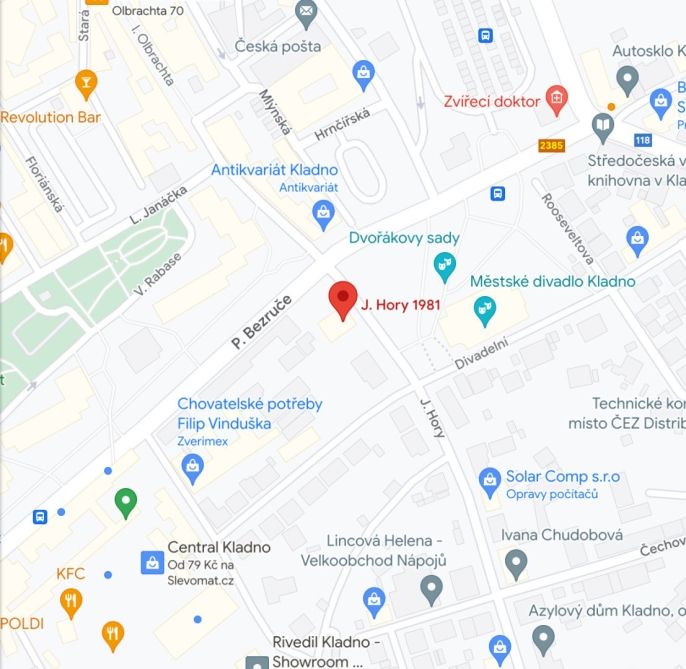 Pronájem, Obchod a služby, Kladno