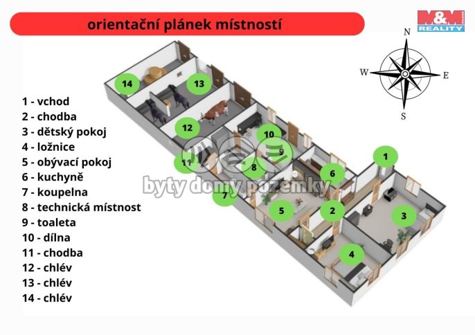 Prodej, Chalupa, Křesetice
