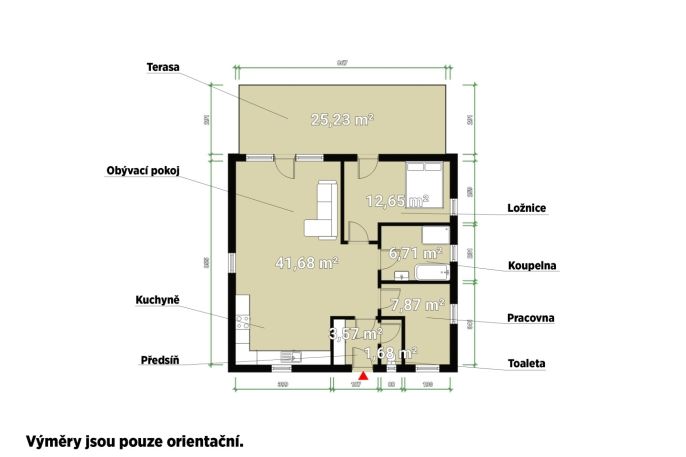 Pronájem, Rodinný dům, Trstěnice