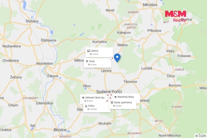 Prodej, Pozemek k bydlení, Spálené Poříčí
