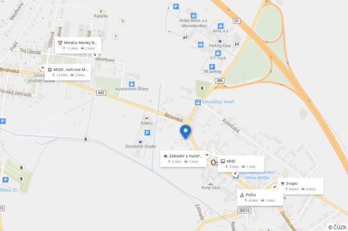 Prodej, Obchod a služby, Ostrovačice