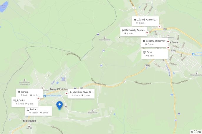 Prodej, Pozemek k bydlení, Nový Oldřichov
