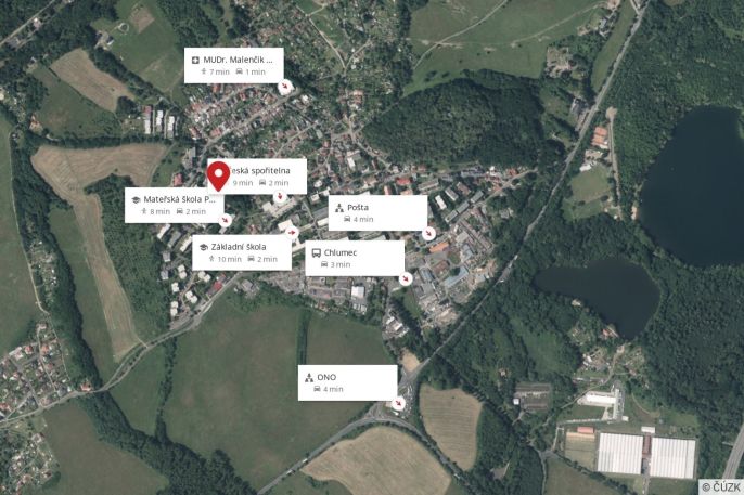 Prodej, Byt 4+1, Chlumec