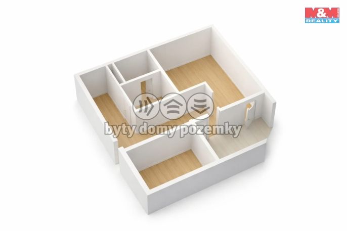 Pronájem, Byt 2+1, Strakonice