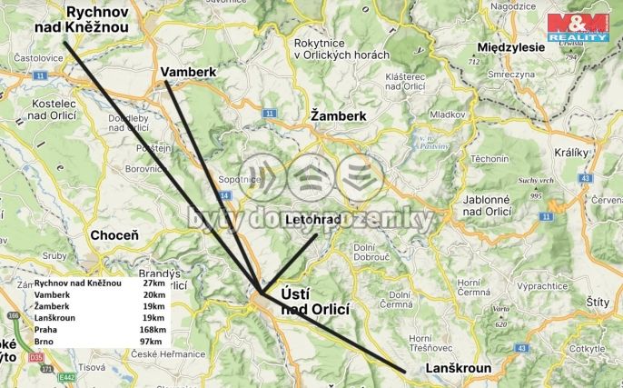 Prodej, Nájemní dům, Ústí nad Orlicí