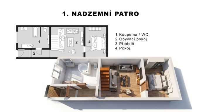 Prodej, Rodinný dům, Hoštka