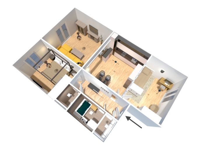 Prodej, Byt 3+kk, Nehvizdy