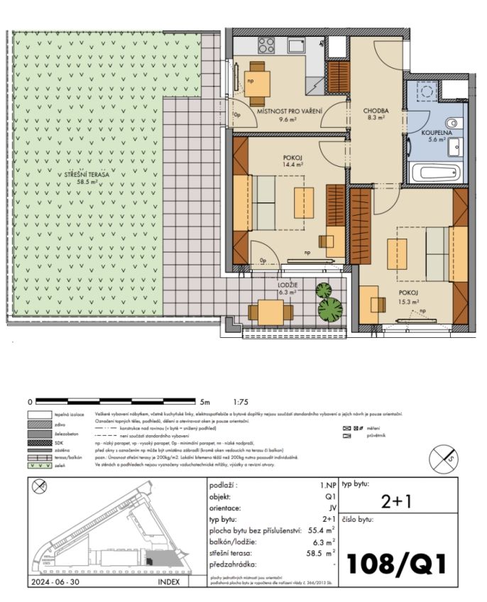 Prodej, Byt 2+1, Praha