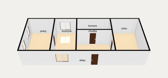 Prodej, Rodinný dům, Červený Kostelec