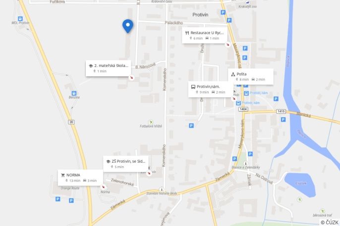 Pronájem, Byt 1+1, Protivín