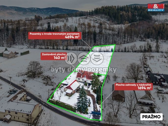 Prodej, Rodinný dům, Pražmo