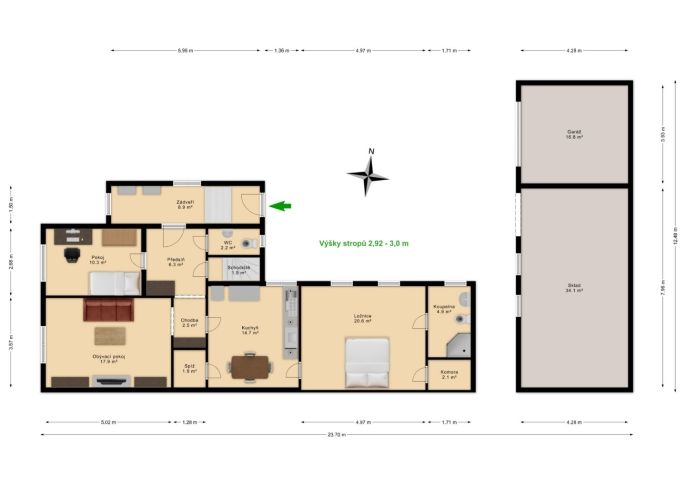 Prodej, Rodinný dům, Kladno