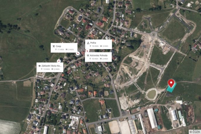 Prodej, Pozemek k bydlení, Kolová