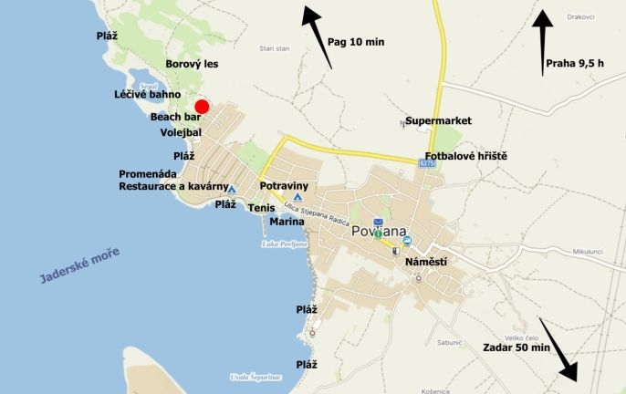 Prodej, Byt 3+kk, Povljana