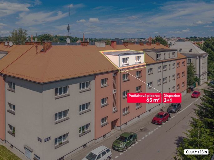 Prodej, Byt 3+1, Český Těšín