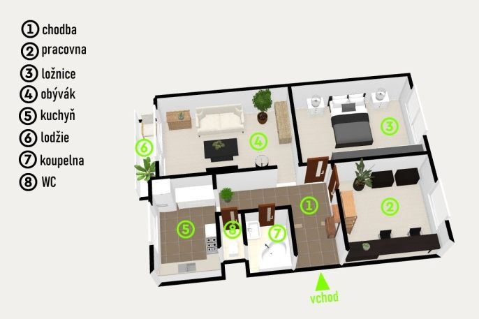 Prodej, Byt 3+1, Havlíčkův Brod