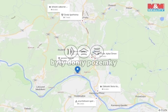 Prodej, Pozemek k bydlení, Jílové u Prahy