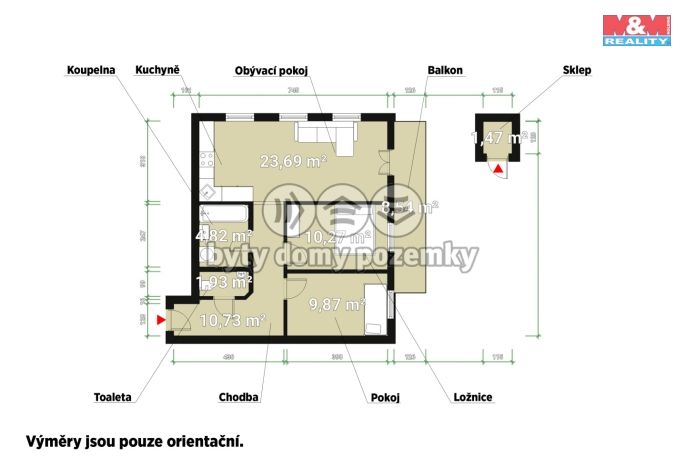 Prodej, Byt 3+kk, Plzeň