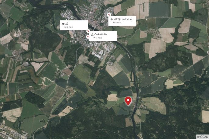 Prodej, Pozemek k bydlení, Týn nad Vltavou