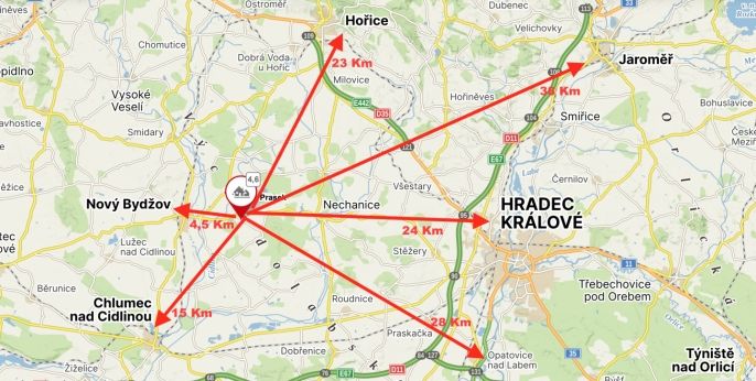 Prodej, Pozemek k bydlení, Prasek
