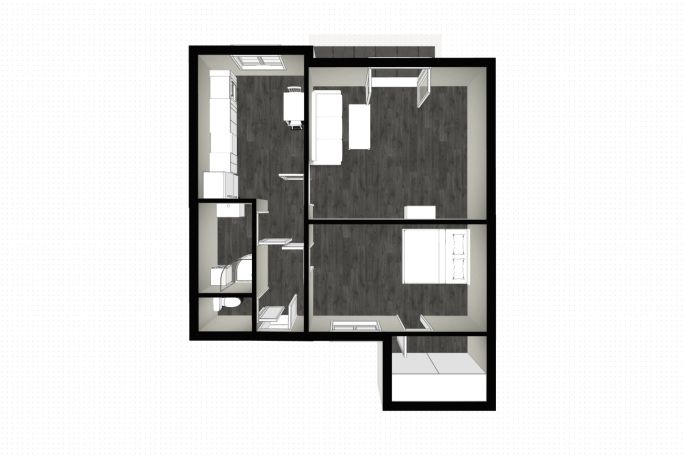 Pronájem, Byt 2+1, Všenory