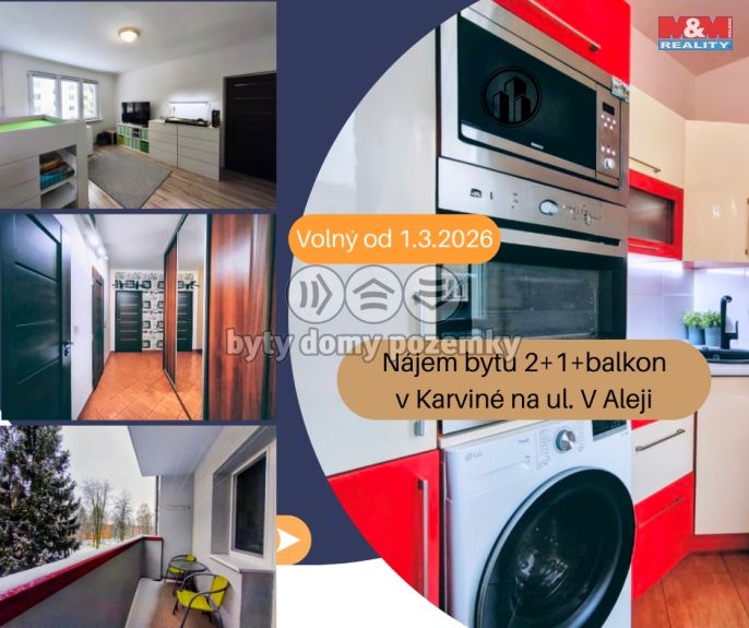 Pronájem, Byt 2+1, Karviná