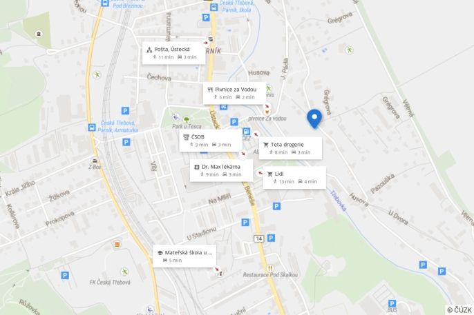 Prodej, Pozemek k bydlení, Česká Třebová