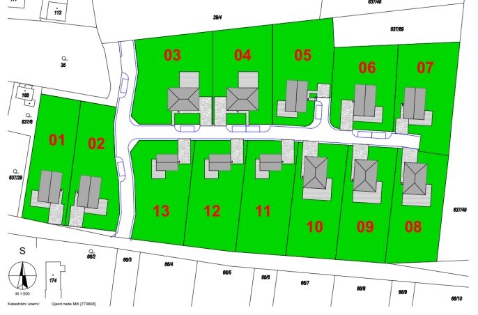 Prodej, Pozemek k bydlení, Újezd nade Mží