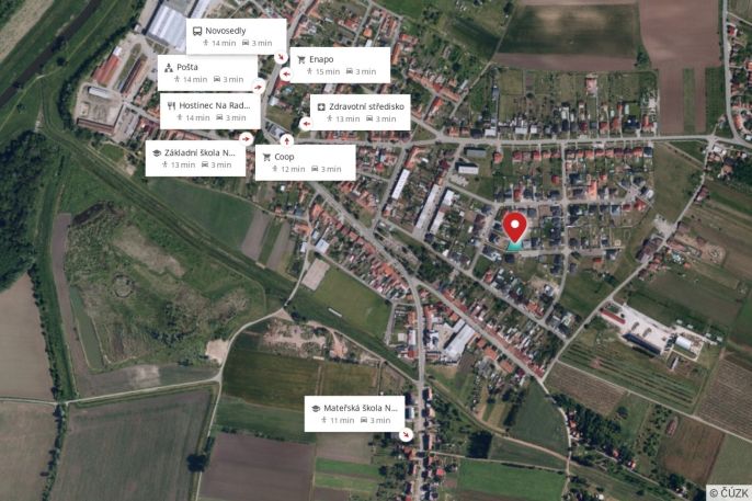 Prodej, Pozemek k bydlení, Novosedly