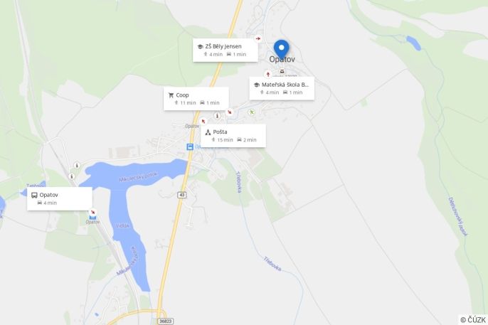 Prodej, Pozemek k bydlení, Opatov