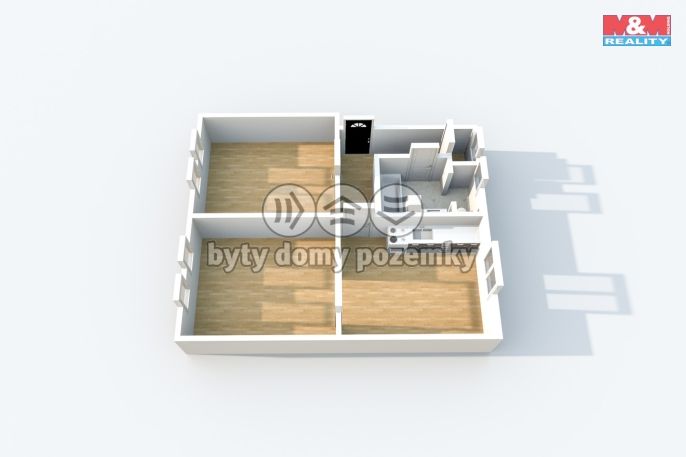 Pronájem, Byt 2+1, Ústí nad Labem