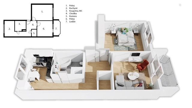 Prodej, Byt 2+1, Tišnov