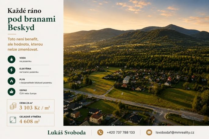 Prodej, Pozemek k bydlení, Frýdlant nad Ostravicí