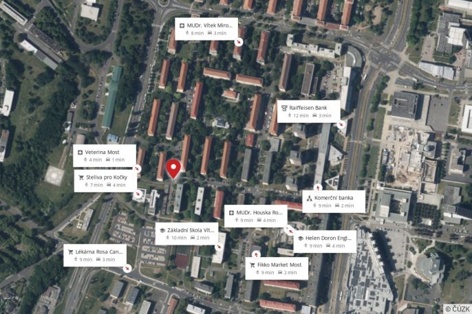 Prodej, Byt 2+1, Most