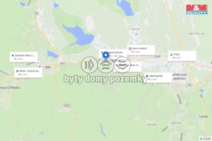 Prodej, Pozemek k bydlení, Horní Podluží