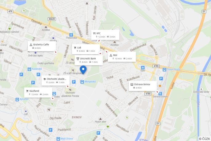 Prodej, Byt 1+1, Ostrava