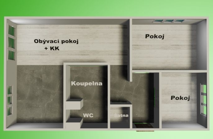 Prodej, Byt 3+kk, Most
