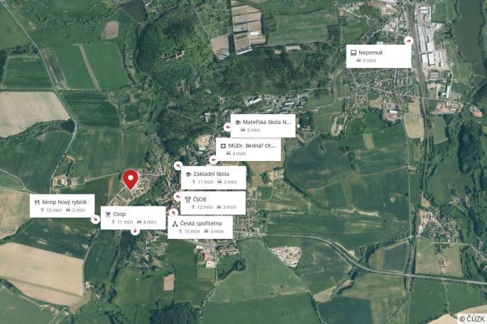 Pronájem, Byt 2+kk, Nepomuk