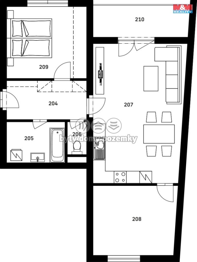 Prodej, Byt 3+kk, Nýrsko