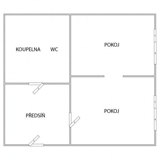 Pronájem, Byt 2+kk, Neratovice