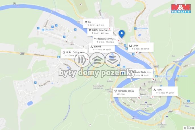 Prodej, Byt 3+1, Loket