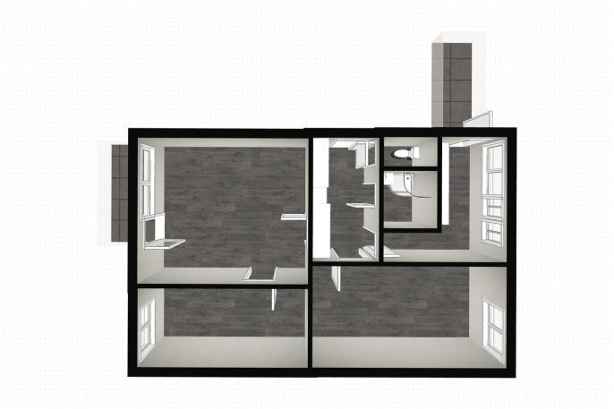 Pronájem, Byt 3+1, Hradec Králové