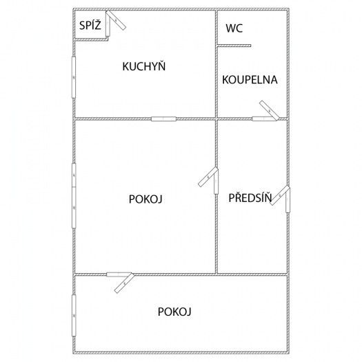 Prodej, Byt 2+1, Ostrava