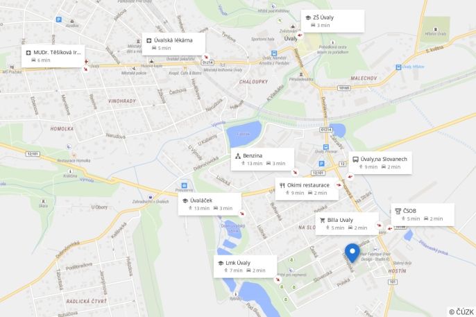 Pronájem, Byt 2+kk, Úvaly
